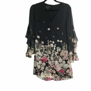 INC International Concepts Women's Floral Top